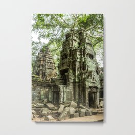 Ta Phrom, Angkor Archaeological Park, Siem Reap, Cambodia Metal Print | Forestsettings, Landscape, Taphrom, Tombraider, Travelphotography, Jungletemple, Cambodia, Archaeologicalsites, Architecture, Photo 