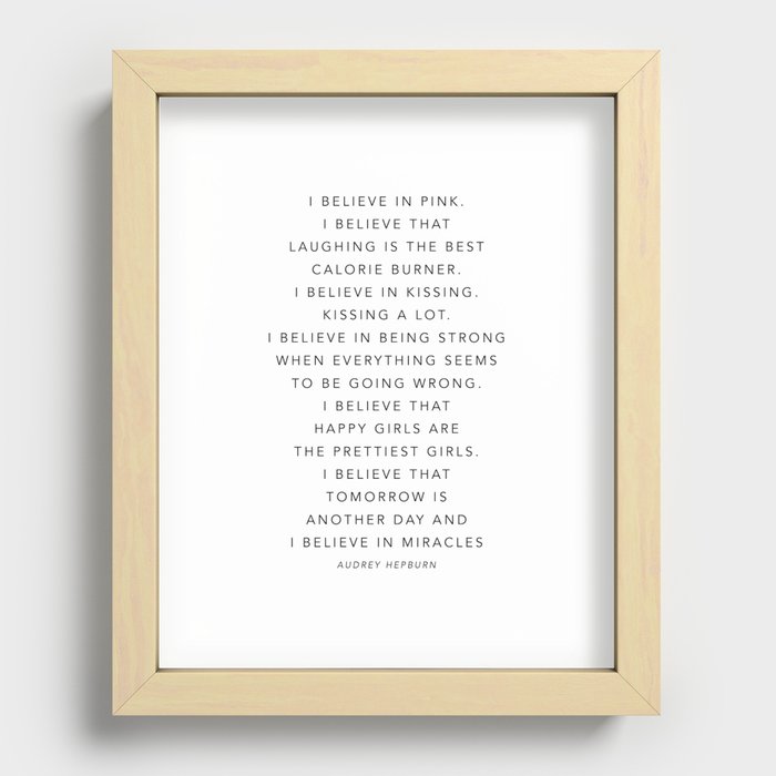 Recessed Framed Print