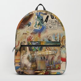 History of Art Backpack | Arte, Davinci, Digitalcollage, Vintage, Klimt, Collage, Historyofart, Collageart, Gioconda, Monalisa 