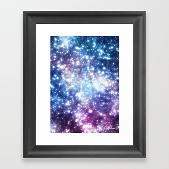 Map of the Stars Framed Art Print
