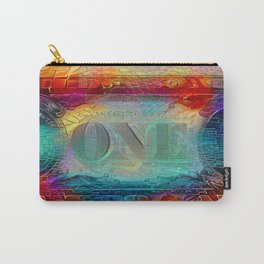 Rainbow One US-Dollar Bill - US1$ | AI-Generated Art Carry-All Pouch