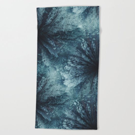 Forest world Beach Towel