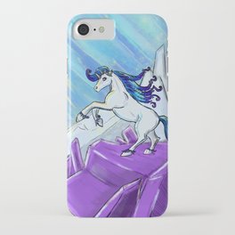 A Wild Pandoracorn in a field of Eridium  iPhone Case