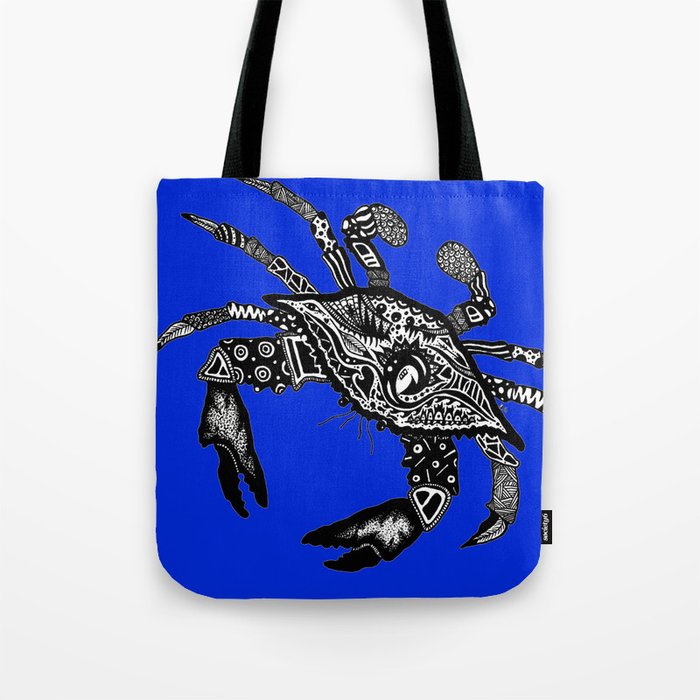 Maryland Blue Crab graffiti Tote Bag