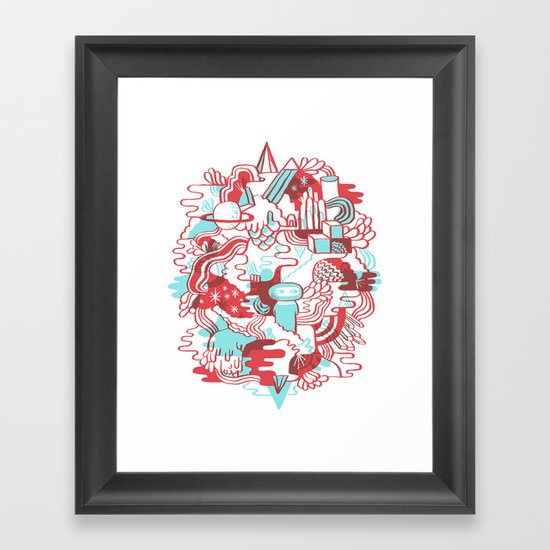 Space Deluxe Framed Art Print