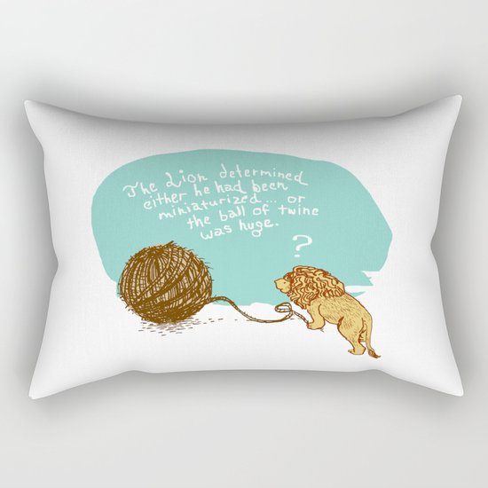 Unethical Mind Experiments on Miniaturized Animals Rectangular Pillow