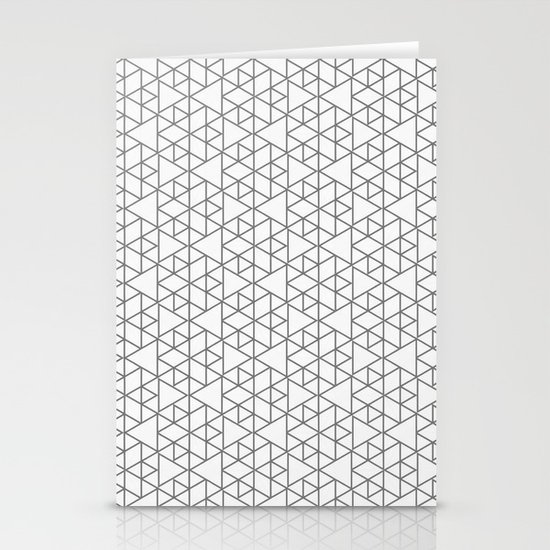 Karthuizer Grey & White Pattern Stationery Cards