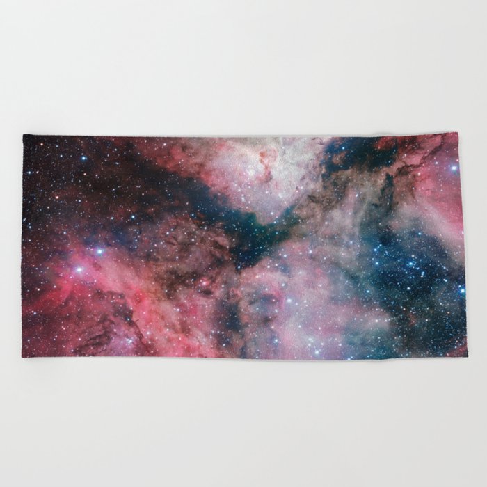 The spectacular star forming Carina Nebula Beach Towel