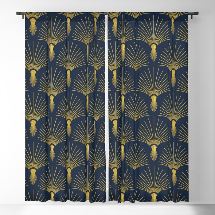 Beautiful Art Deco Pattern Blackout Curtain