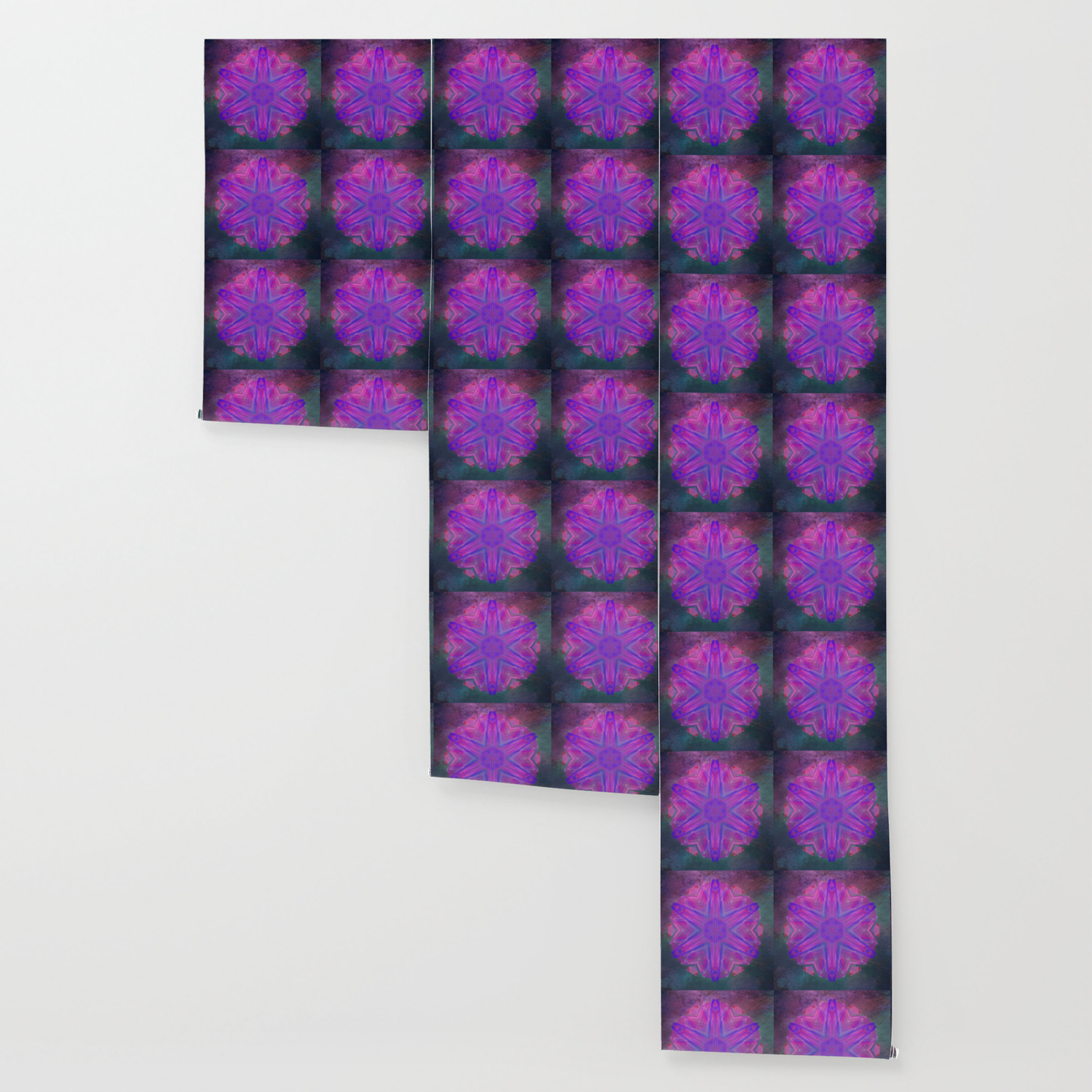 Jeweled Splendor In Vibrant Pink Wallpaper By Hereswendy Society6