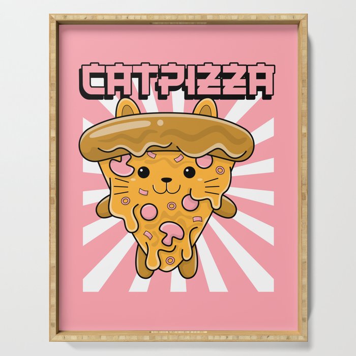 Cat Pizza Serving Tray