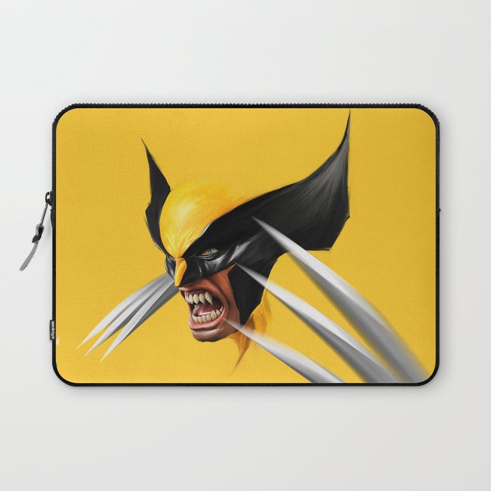 BLACK AND YELLOW Laptop Sleeve