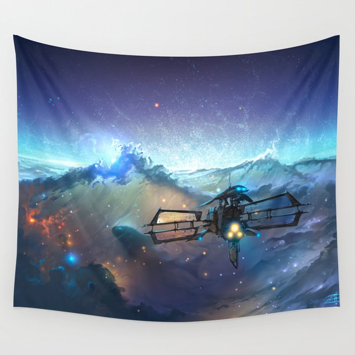 The Sea Of Space Wall Tapestry