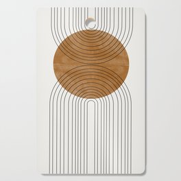 Abstract Flow / Recessed Framed  Cutting Board