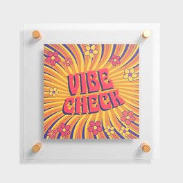 Vibe Check Psychedelic 60s Floating Acrylic Print