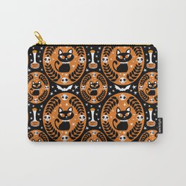 Retro Black Cats Carry-All Pouch