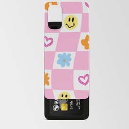 checkered danish pastel Android Card Case