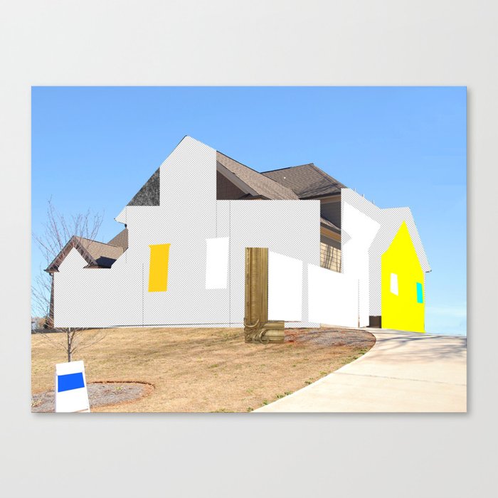 abstract house dream 4 Canvas Print