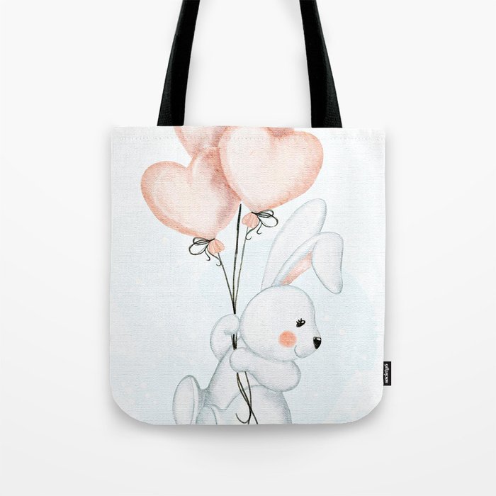 Bunnies Easter Day baby rabbit  Tote Bag