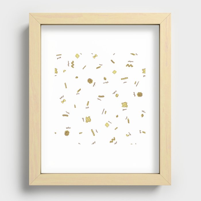 pasta! pasta! Recessed Framed Print