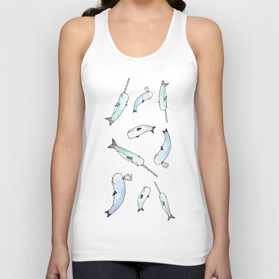 Narwhal Friends Unisex Tank Top