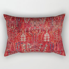 Sultanabad Arak West Persian Rug Print Rectangular Pillow