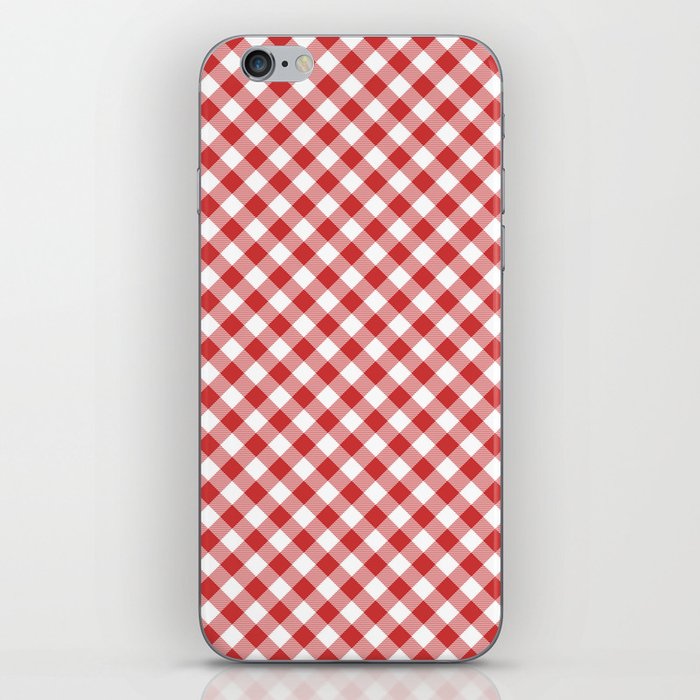 Spring/Summer Farmhouse Style Gingham Check iPhone Skin