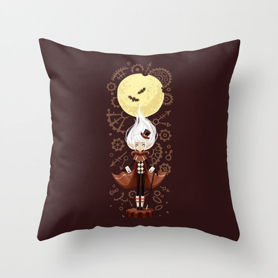 Time Traveler Throw Pillow