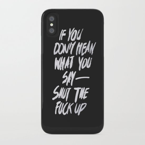 Mean iPhone Case