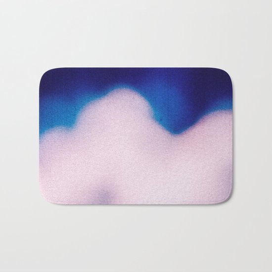 BLUR / clouds Bath Mat