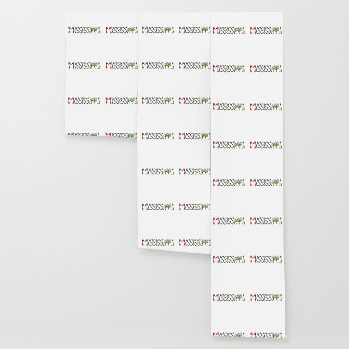 Mississippi Word Art Wallpaper By Landbonesketchbook Society6