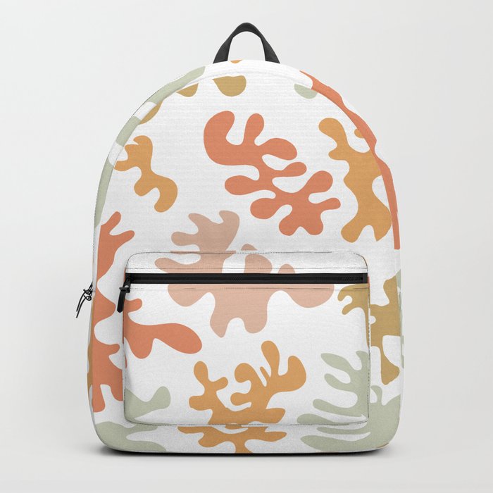 Colorful Beachy Squiggle Art Backpack by Kate and Company Society6