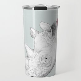 White Rhino with Proteas Travel Mug