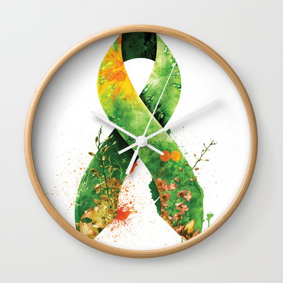 Nature Ribbon Wall Clock