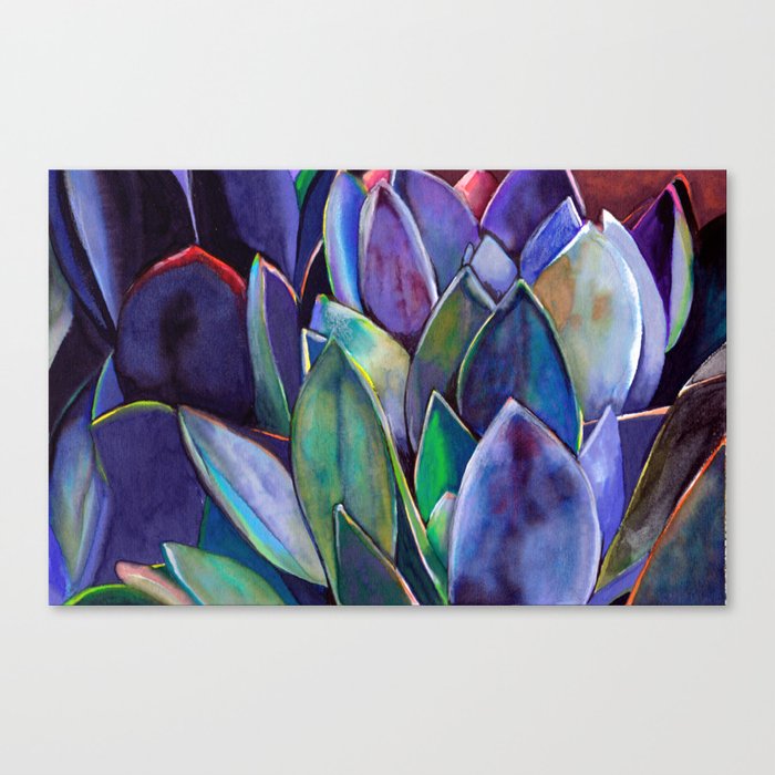 Purple Agave Canvas Print