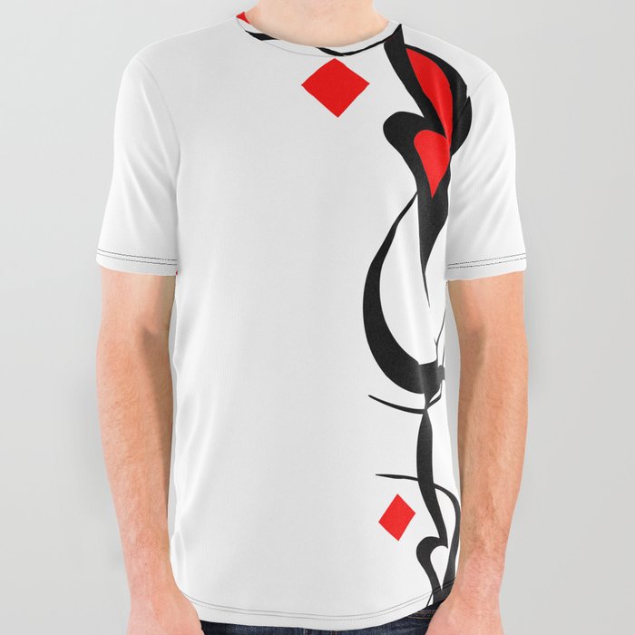 Arabic Calligraphy - The Love All Over Graphic Tee