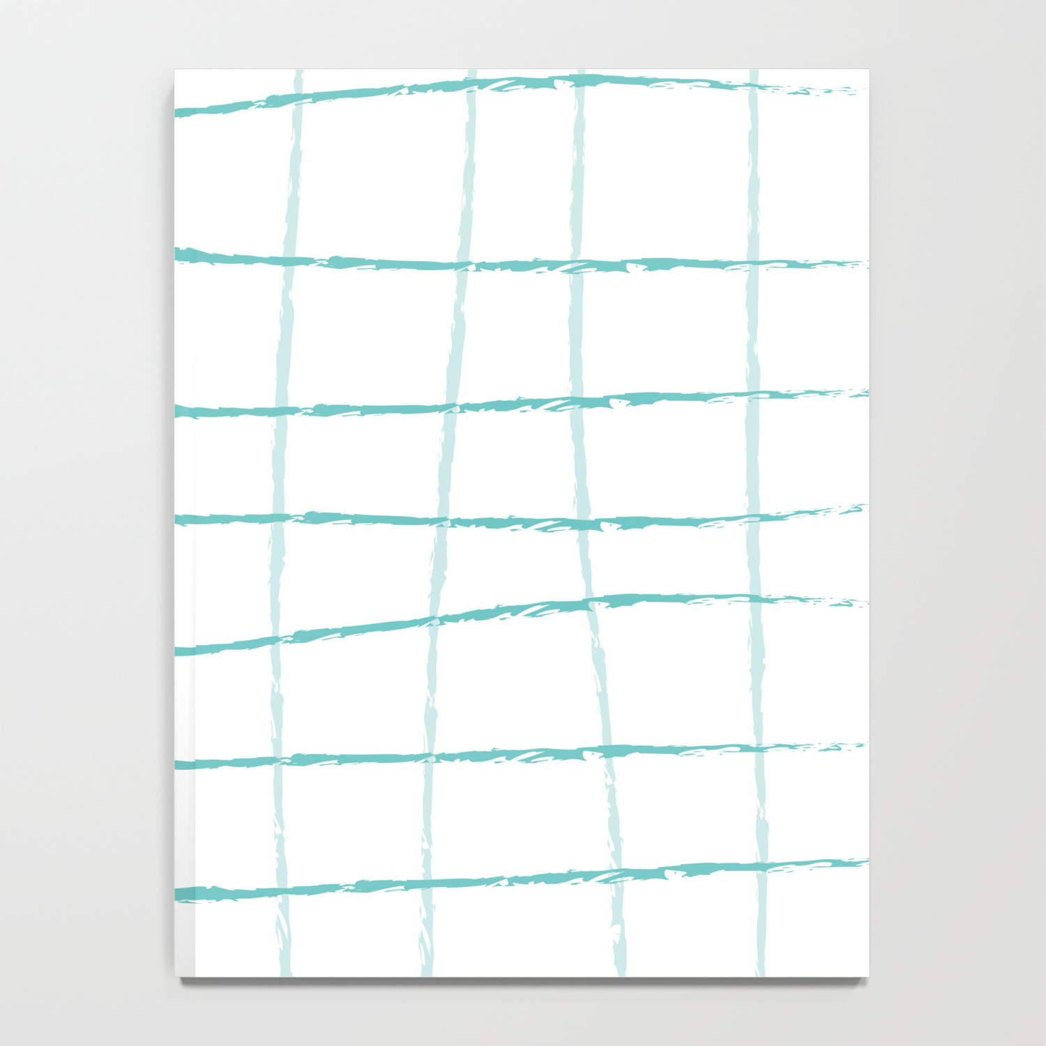 Blue Grid Wallpaper Notebook By Delineateyourdwelling Society6