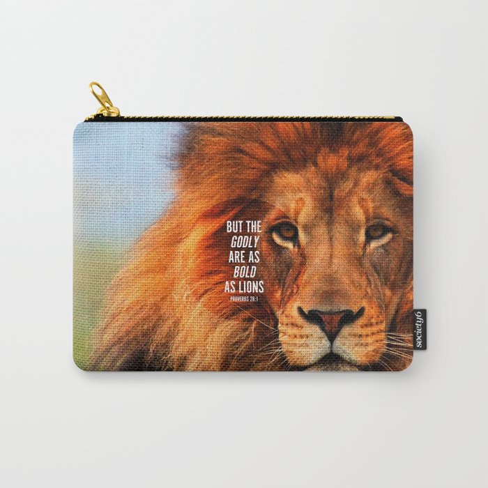 BOLD AS LIONS Carry-All Pouch