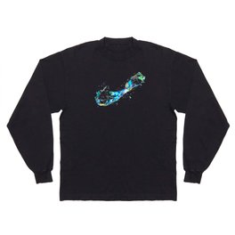 Bermuda Map Long Sleeve T-shirt