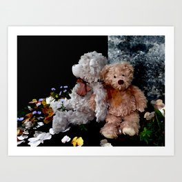 Teddy Bear Buddies Art Print