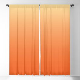 Orange Ombre Blackout Curtain