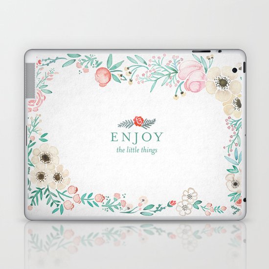Enjoy the Little Things Laptop & iPad Skin