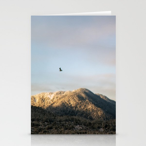 Snowy mountains  Stationery Cards