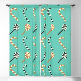 Halloween Candy Pattern Blackout Curtain