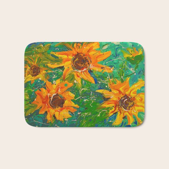 Sunflowers Bath Mat