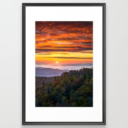 Appalachian Mountains Asheville North Carolina Blue Ridge Parkway NC Scenic Landscape Photography Print Framed Art Print