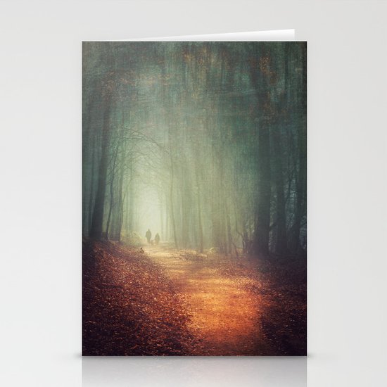 back to light Stationery Cards