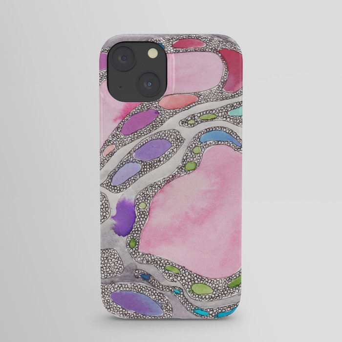 190102 Abstract Watercolour Biology iPhone Case