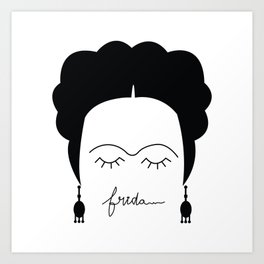 Frida As Frida Art Print