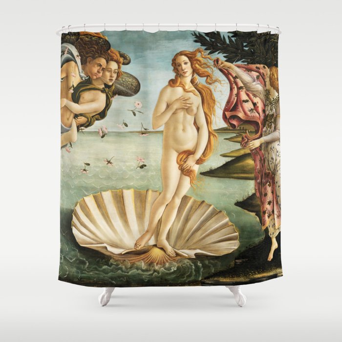 The Birth of Venus by Sandro Botticelli Shower Curtain